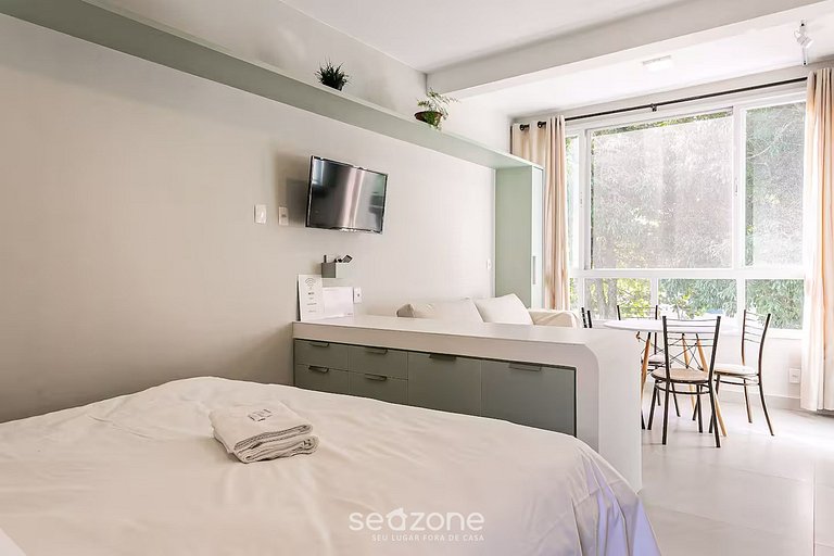 Belo studio para 4 na Lagoa da Conceição BDR522