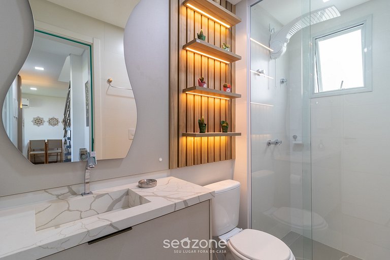 Conforto e piscina perto da Praia - RHL0302