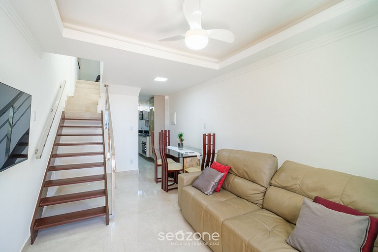 Casa frente al mar con 2 hab en Salvador | AVM0011