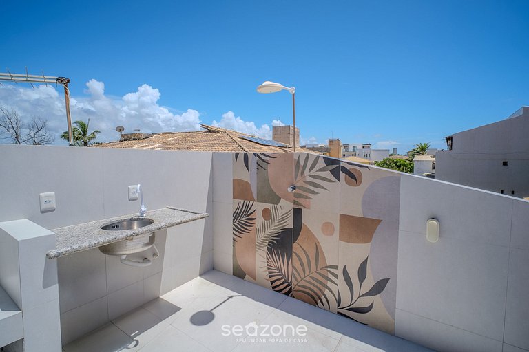 Casa à Beira-Mar com 2Qtos em Salvador | AVM0011