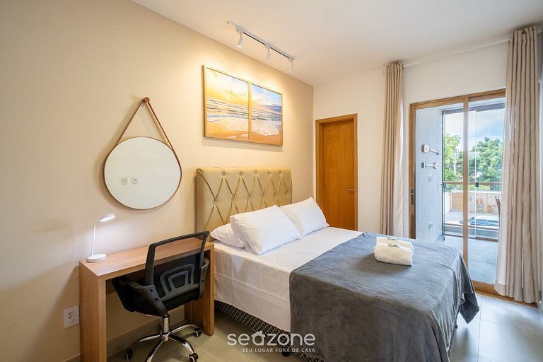 Ap 2 hab. en cond. c/piscina - Itacimirim RJH0101