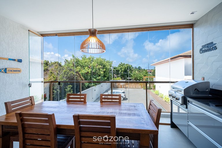 Ap 2 hab. en cond. c/piscina - Itacimirim RJH0101