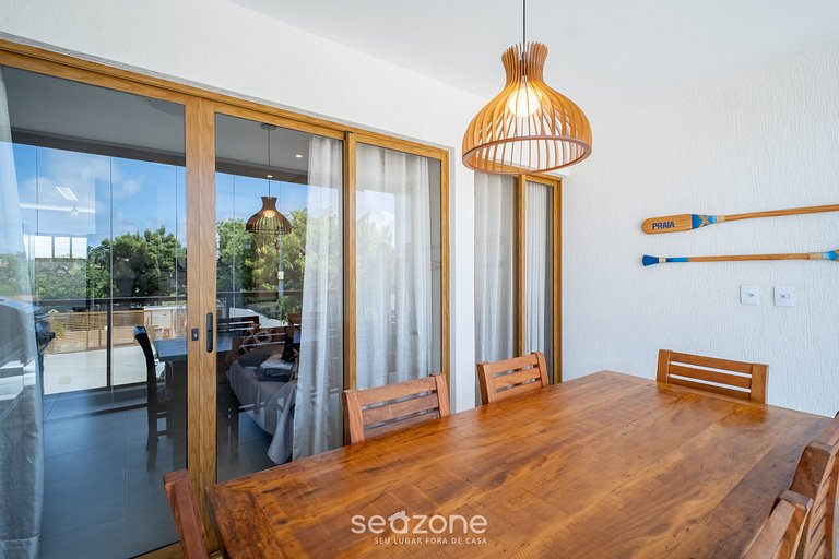 Ap 2 hab. en cond. c/piscina - Itacimirim RJH0101