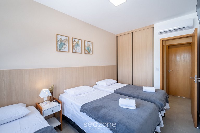 Ap 2 hab. en cond. c/piscina - Itacimirim RJH0101