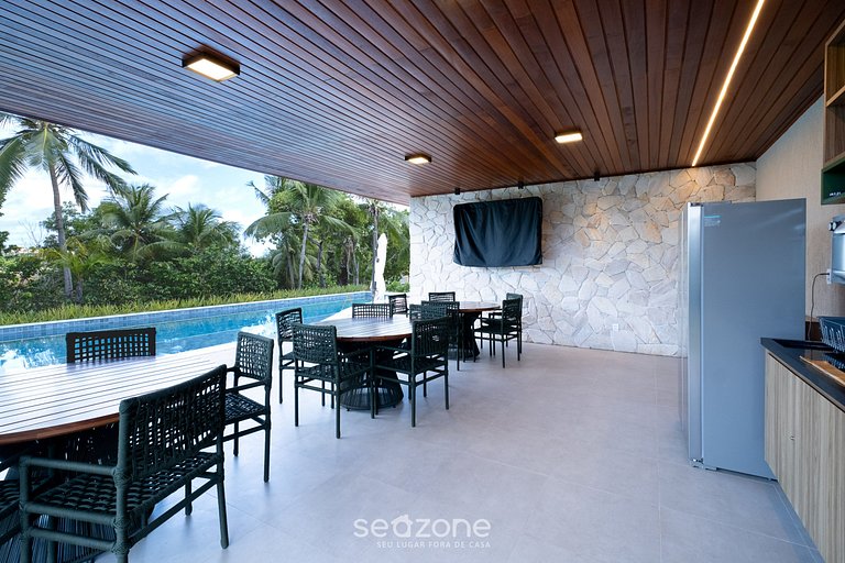 Ap 2 hab. en cond. c/piscina - Itacimirim RJH0101