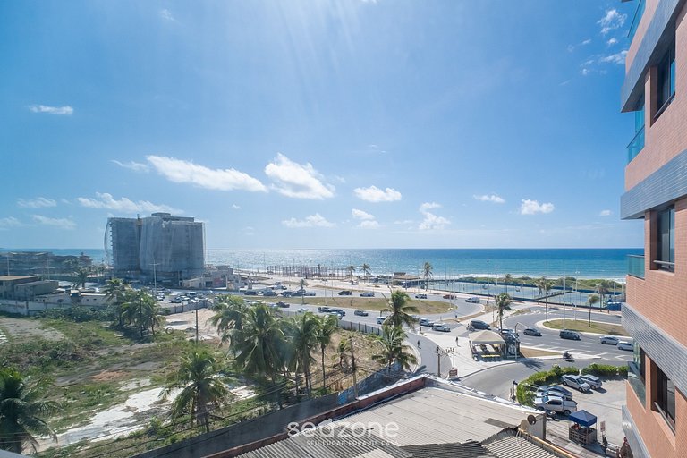 Apto Vista Mar em prédio c/ piscina e acad SOA0510