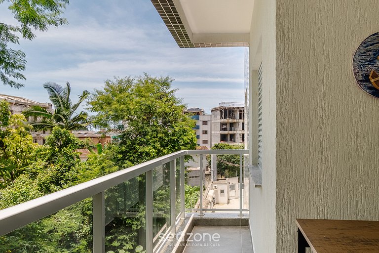 Apto c/ Churrasqueira a 500m da Praia IRE0022