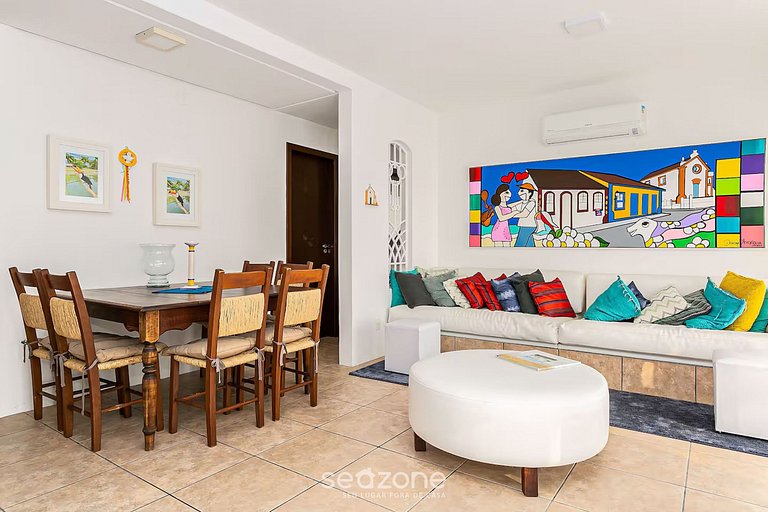 Bela casa vista mar e pé na areia CDA1647