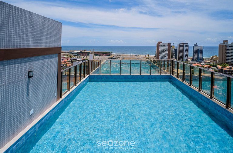 Estudio en Cond. con Piscina, 750m del mar SMT0713