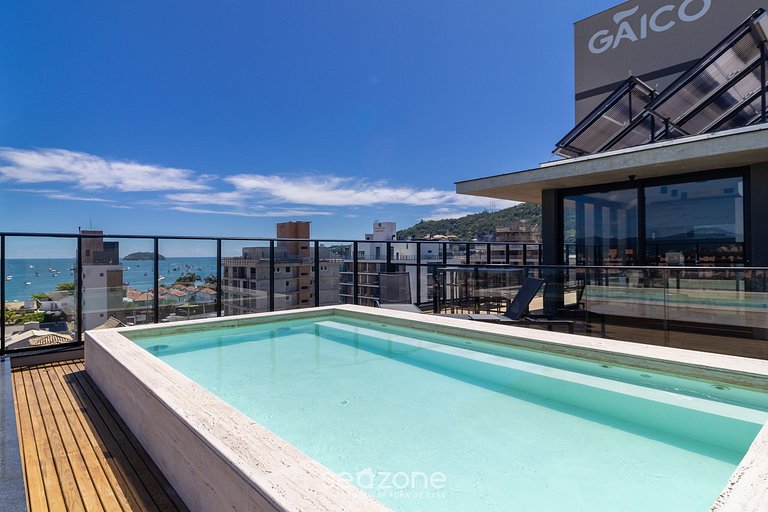 Studio incrível próximo ao mar de Jurerê! SOT0202