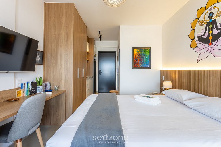 Studio Zen c/vista panorâmica de São Paulo ONJ2612