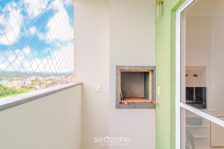 Apto 2Q c/ piscina a 450m do mar LEA0908