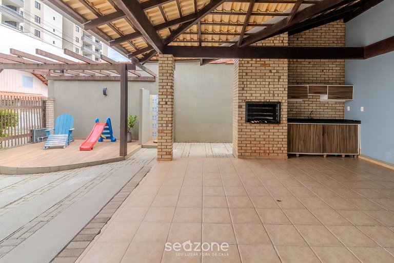 Casa 3Q c/ Churrasqueira 350m da Praia RST0206