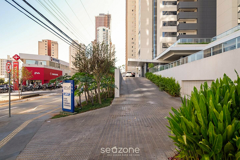 Flat próximo ao Shopping Flamboyant - BFT3207