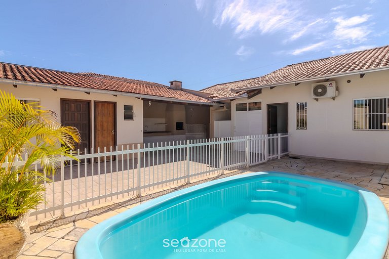 Casa 3 hab, piscina y parrilla, 500m playa RUA0226