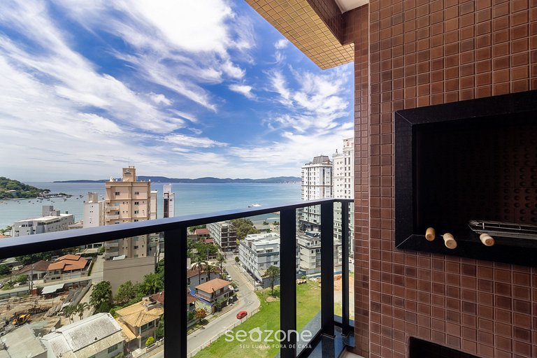 Apto vista mar cond. c/piscina 280m MHF1202