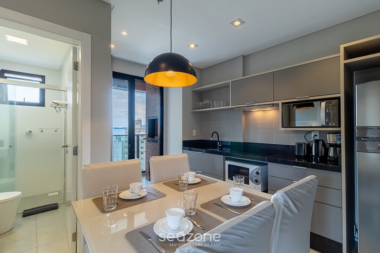 Apto vista mar cond. c/ Piscina 280m praia MHF1202