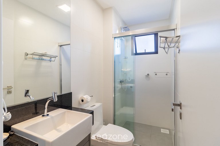 Apto vista mar cond. c/piscina 280m MHF1202