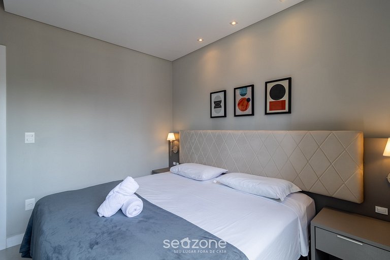 Apto vista mar cond. c/ Piscina 280m praia MHF1202