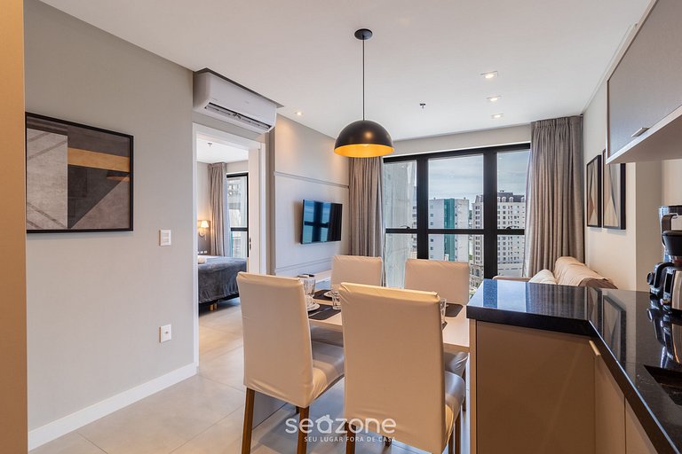 Apto vista mar, piscina, a 280m playa MHF1203