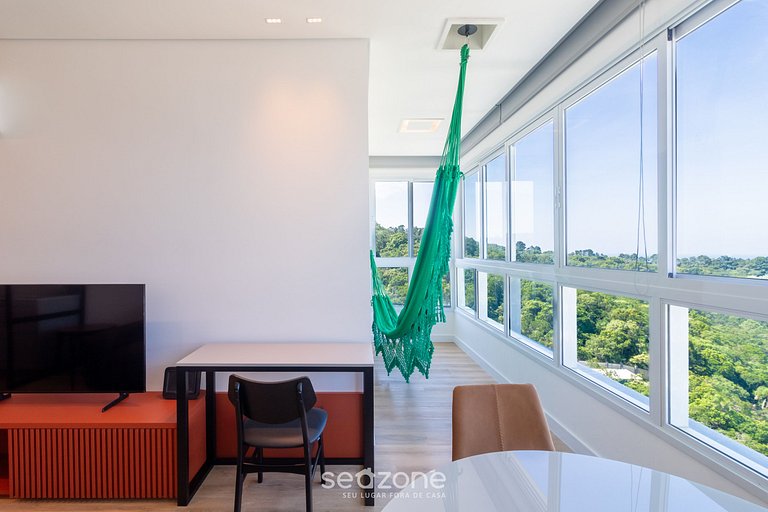 Apto com 2 suítes e vista mar em Itajaí RCX1807