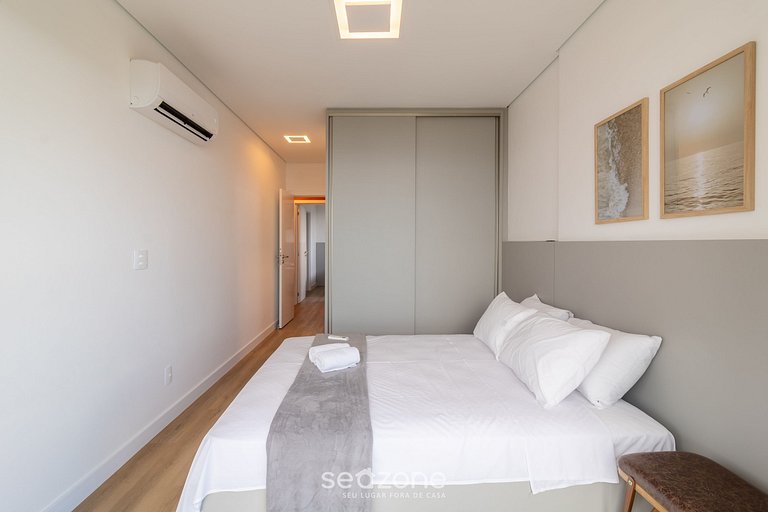 Apto com 2 suítes e vista mar em Itajaí RCX1807