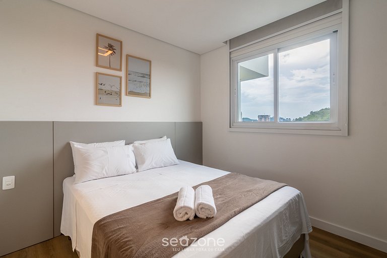 Apto com 2 suítes e vista mar em Itajaí RCX1807