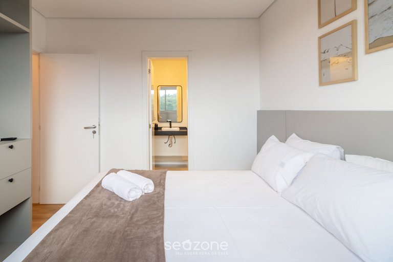 Apto con 2 suites y vista mar en Itajaí | RCX1807