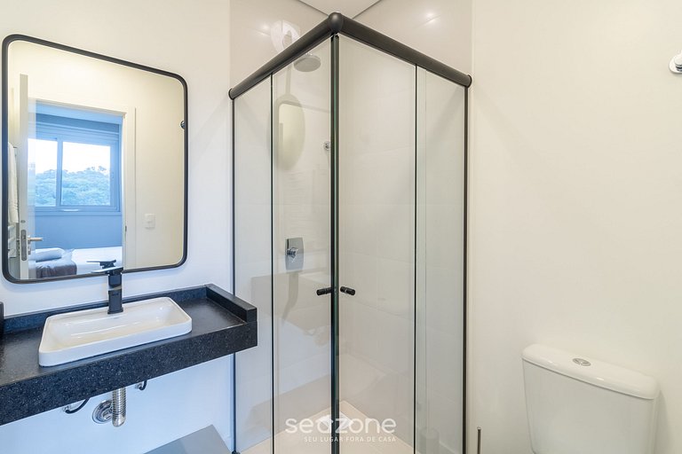 Apto com 2 suítes e vista mar em Itajaí RCX1807