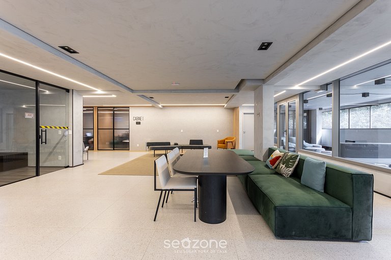 Lindo Studio Zen com SP ao seu horizonte! ONJ2712