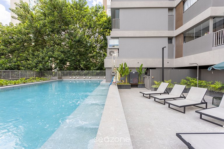 Lindo Studio Zen com SP ao seu horizonte! ONJ2712