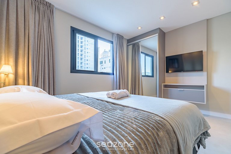 Apto 1D piscina y gym a 280m playa - MHF0601