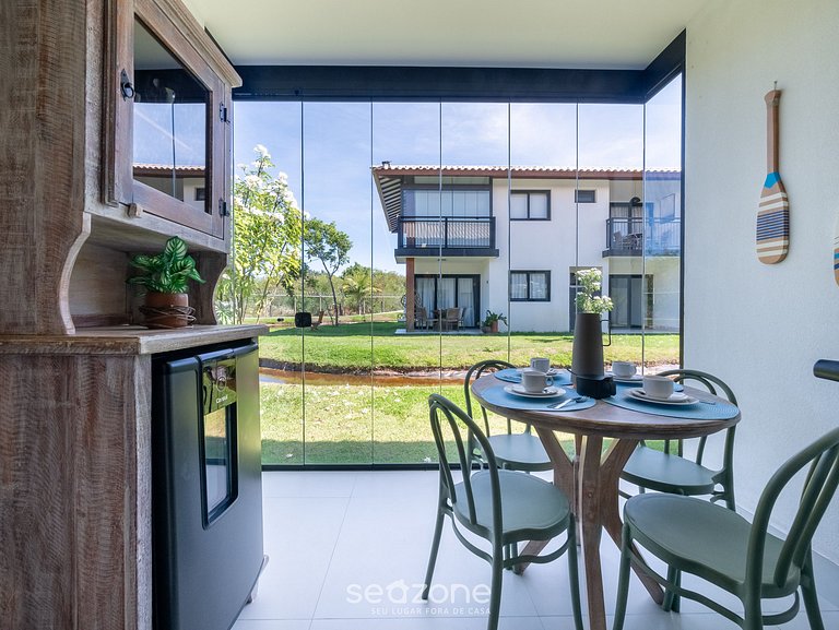 Apto en cond. c/piscina, Praia do Forte VLPC0103