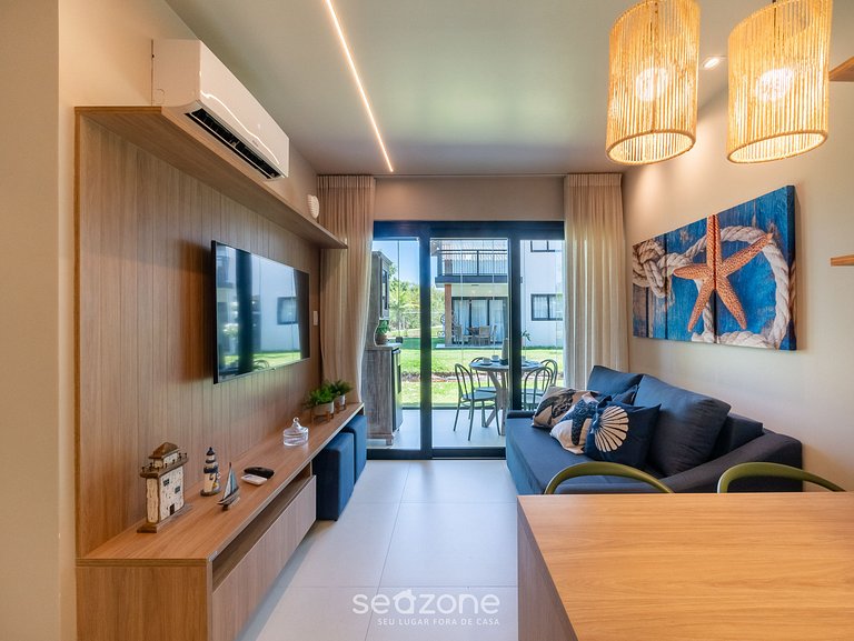 Apto em cond. c/ pisicna Praia do Forte VLPC0103