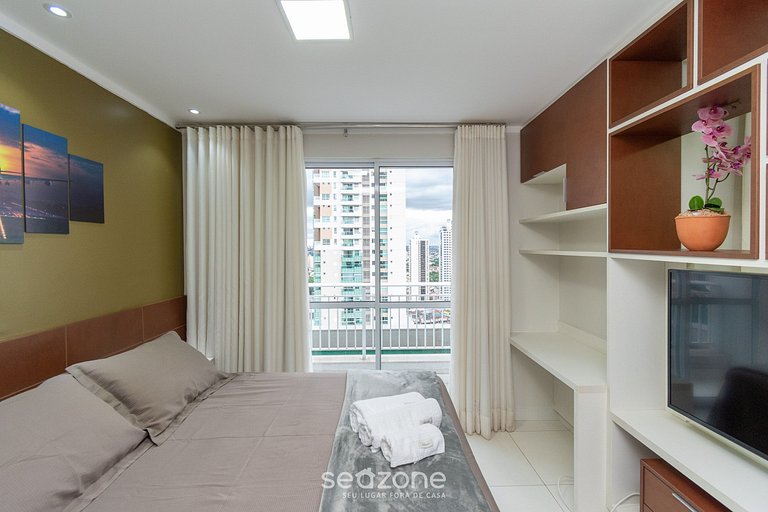 Flat em cond. completo - próx Goiânia Shop-WBU2105