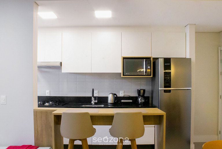 Apartamento moderno con balcón y barbacoa LES403