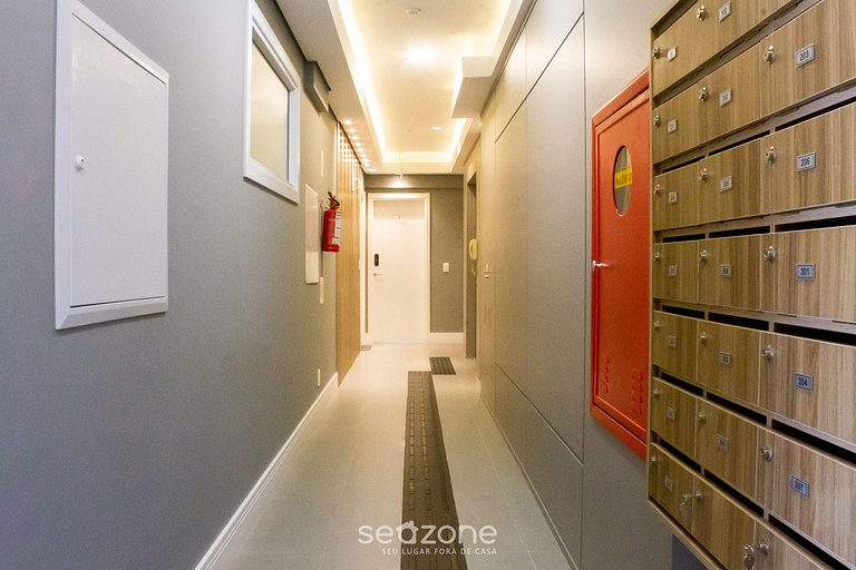 Apartamento moderno con balcón y barbacoa LES403