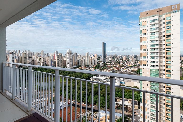 Flat em cond. com academia, Setor Bueno. WBU2405