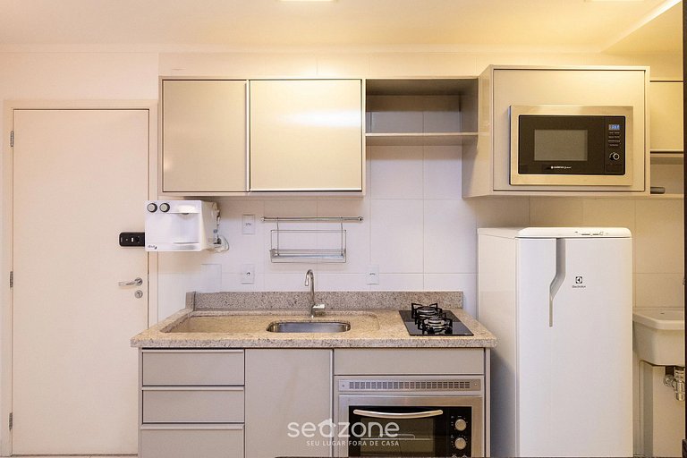 Flat em cond. com academia, Setor Bueno. WBU2405