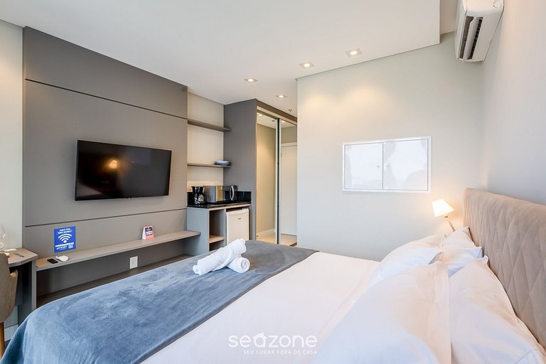 Studio vista mar c/ piscina 280m da Praia MHFB0903