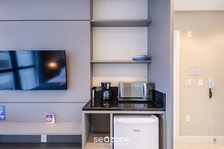 Studio vista mar c/ piscina 280m da Praia MHFB0903