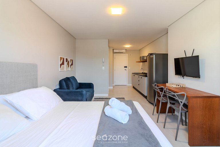 1Q a 600m da Praia c/ Self checkin - BC - DPR0002