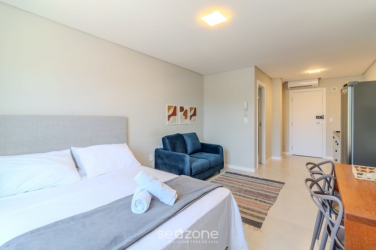 1Q a 600m da Praia c/ Self checkin - BC - DPR0002