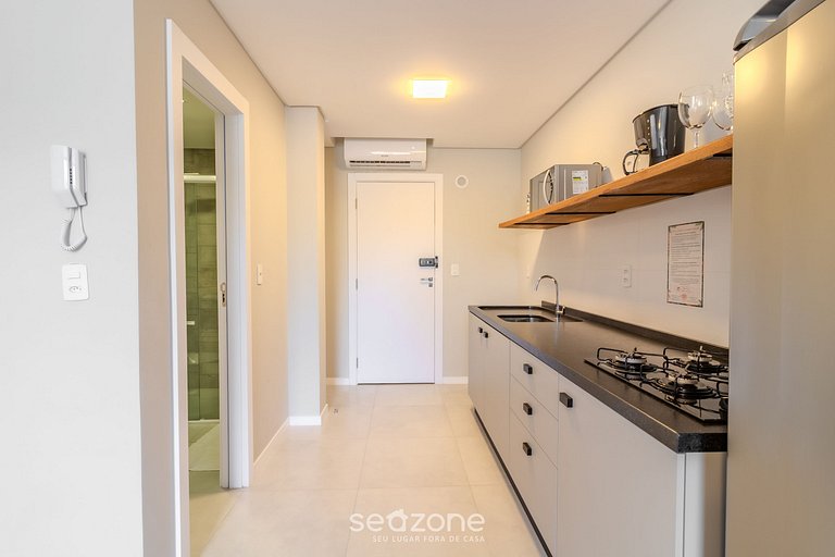 1Q a 600m da Praia c/ Self checkin - BC - DPR0002