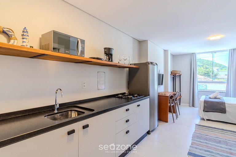 1Q a 600m da Praia c/ Self checkin - BC - DPR0002