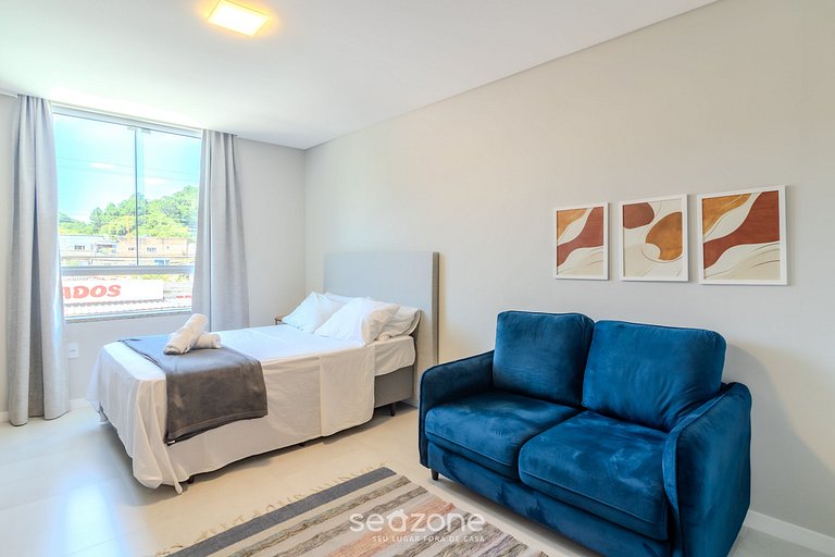 1Q a 600m da Praia c/ Self checkin - BC - DPR0002