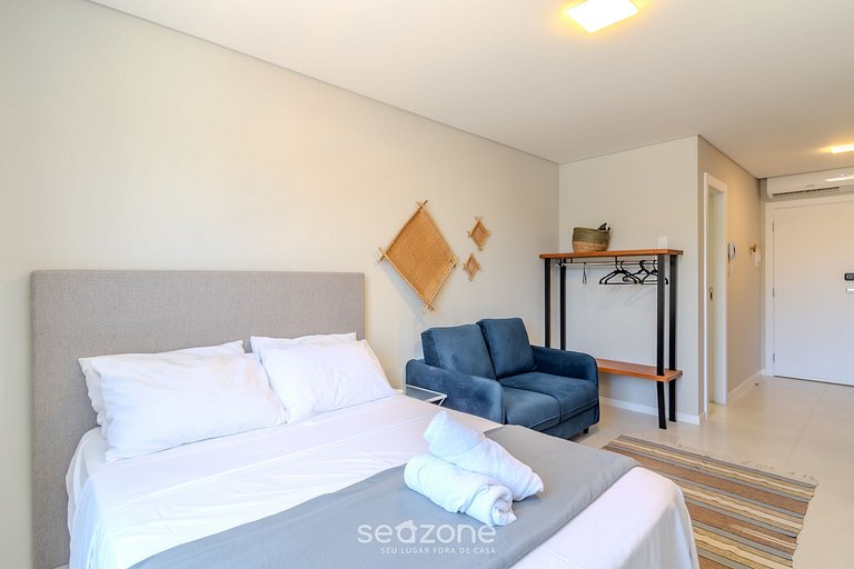 Studio completo a 650m da praia - BC - DPR0003