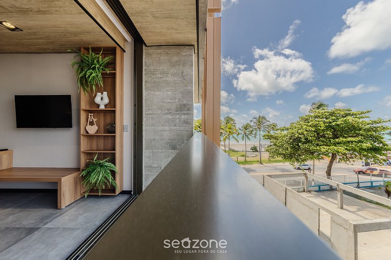 Estúdio na Orla e Vista Mar Lateral NWT0312