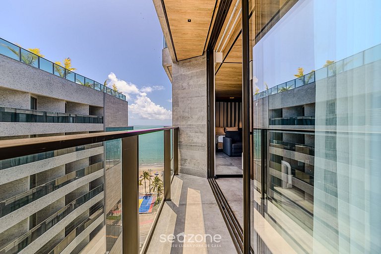 Hermoso Estudio Vista Mar Lateral NWT1404