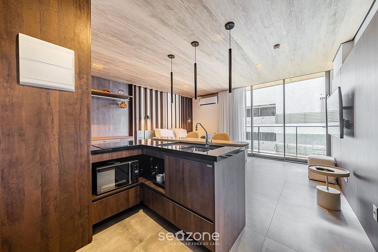 Hermoso Estudio Vista Mar Lateral NWT1404